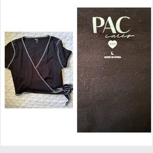 PacSun wrap around shirt with side tie